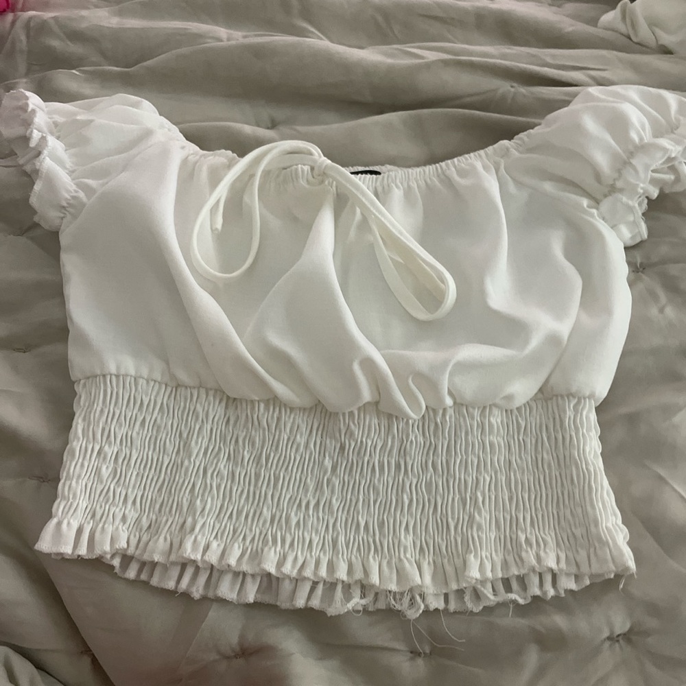 Shein white top